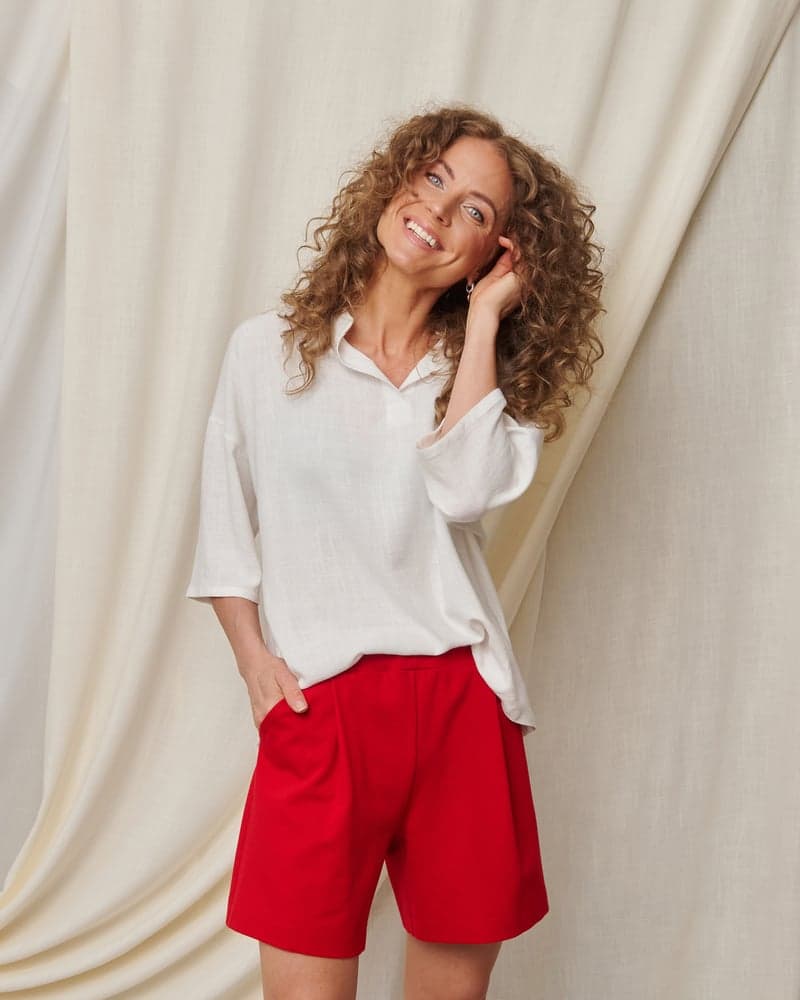Feel Good Blouse in White