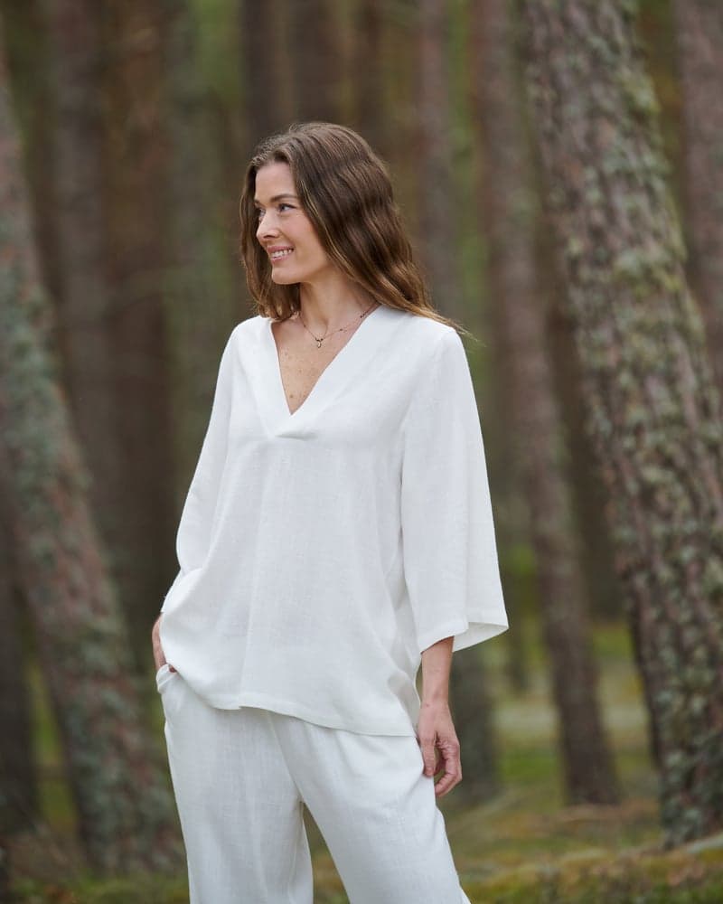 Summering Blouse in White