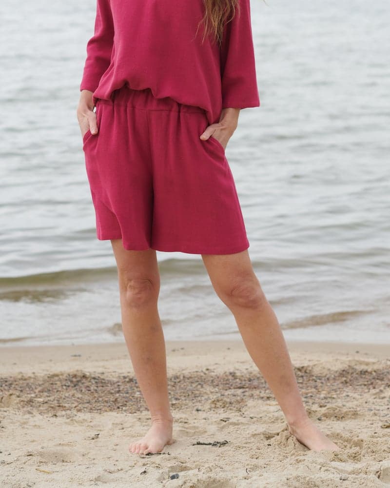 Cruising Around Shorts in Berry Pink