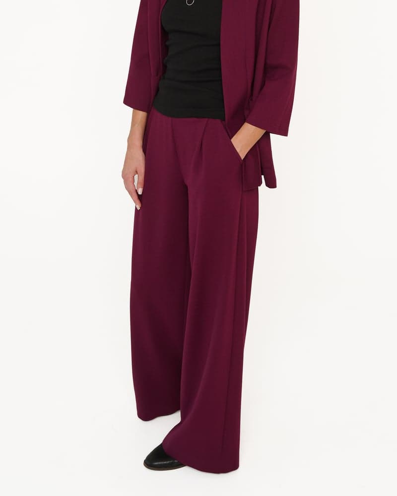 Moonwalk Trousers in Dark Purple