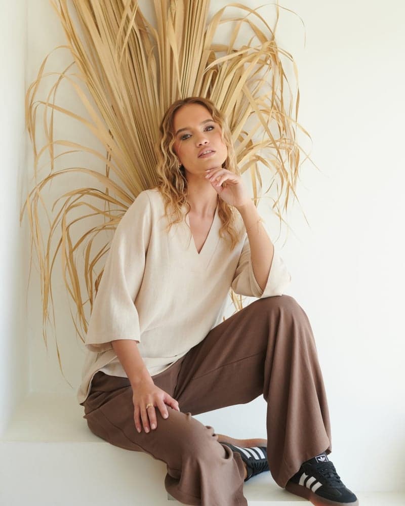 Summering Blouse in Beige