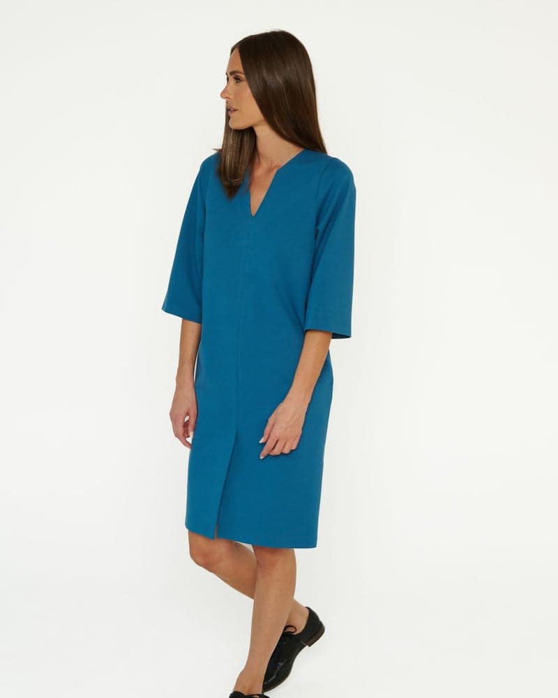 Office Vibes Dress in Petrol