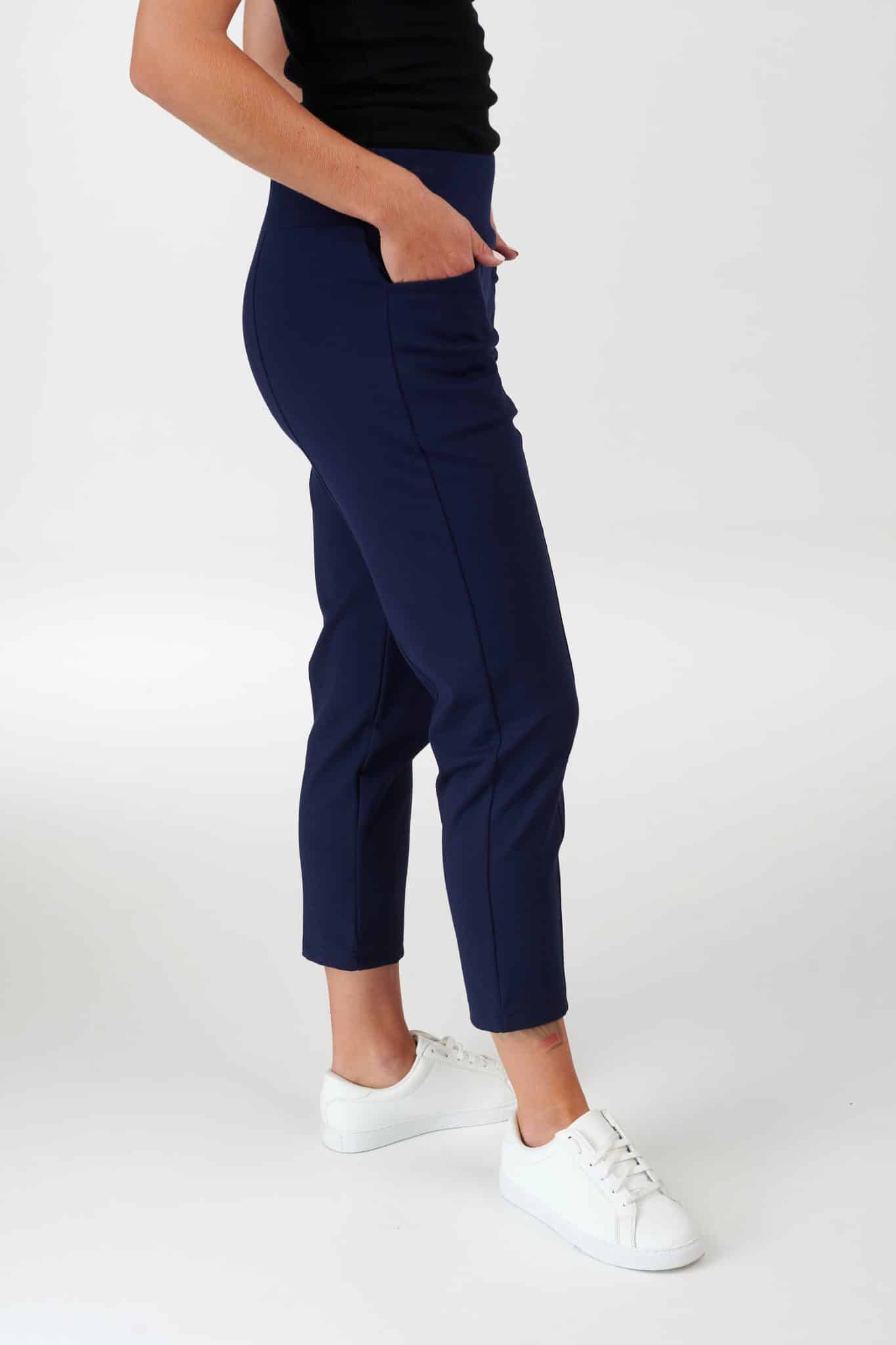 Wowsers Trousers in Navy - UMU