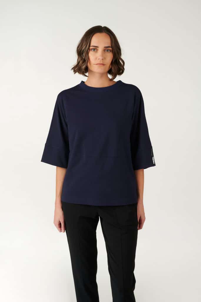 UMU Smooth Be Told Sweater in Navy