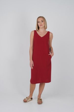 Punane kleit Careless Elegance