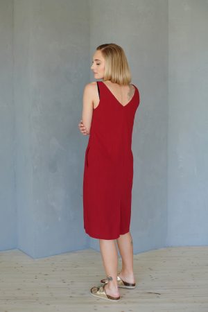 Punane kleit Careless Elegance