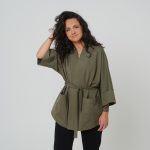 UMU Coolest Vibes Kimono in Khaki