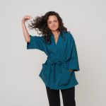 UMU Coolest Vibes Kimono in Petrol