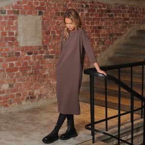 Pruun kleit Hug Me All Day