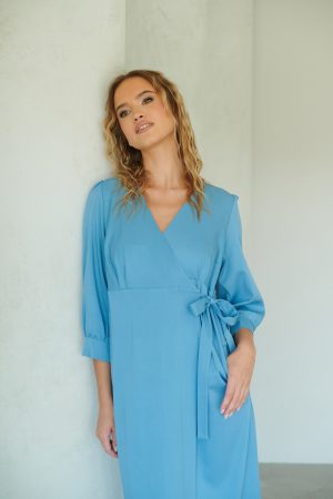 Helesinine kleit That's A Wrap