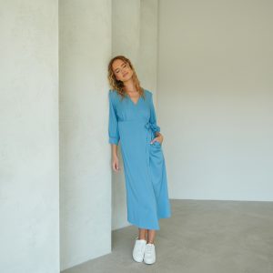 Helesinine kleit That's A Wrap