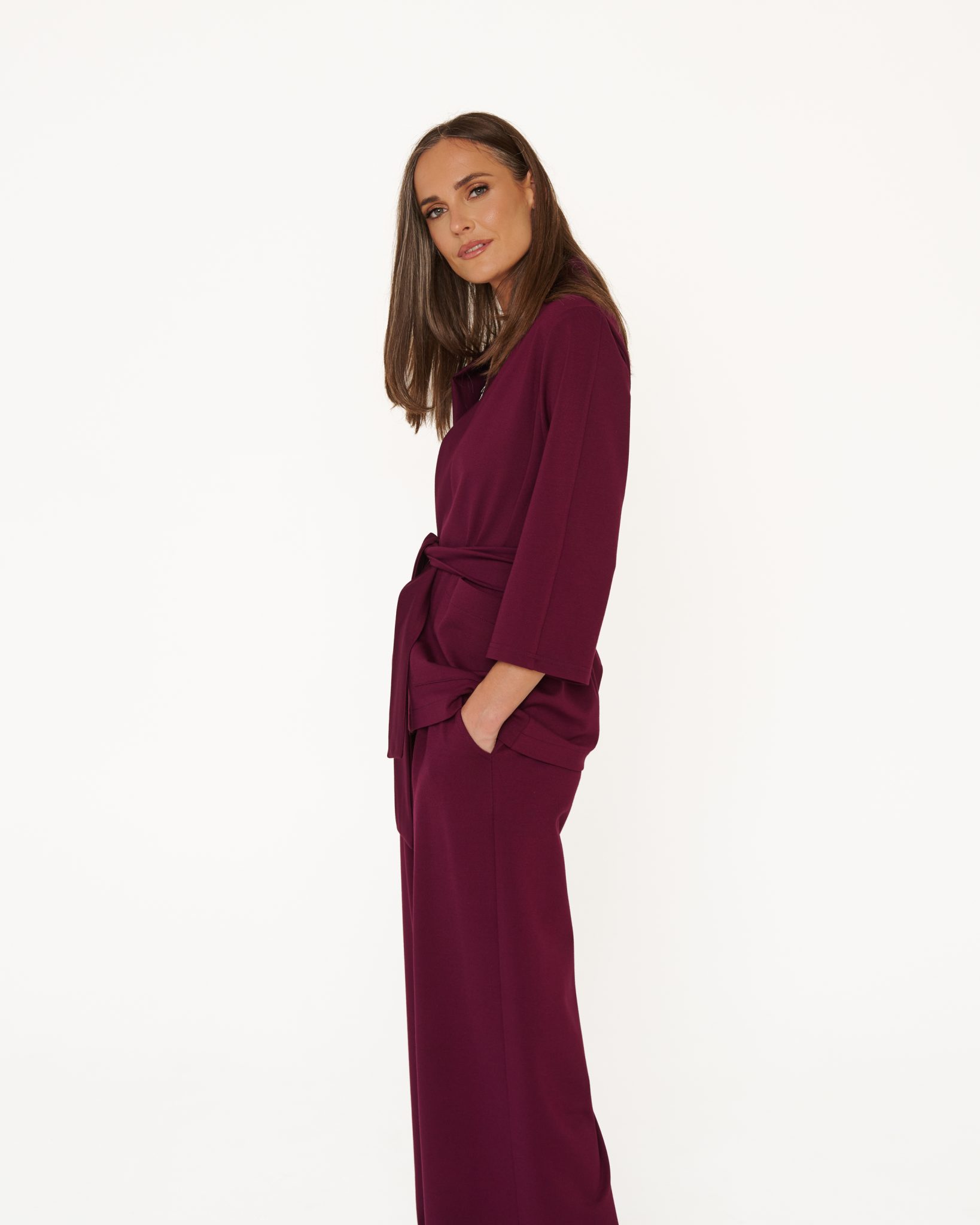 On the Go Jacket in Dark Purple