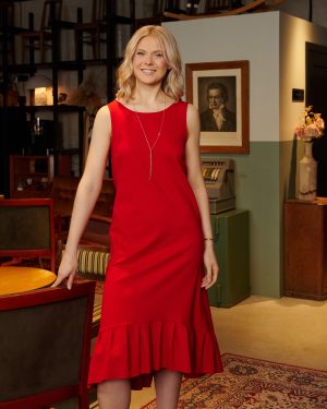 Punane kleit Spinning Around