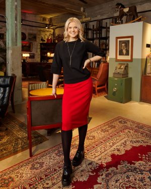 Punane seelik Simple & Chic