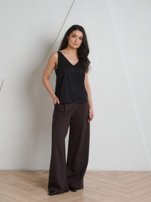 Tumepruunid püksid Moonwalk