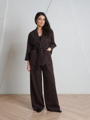 Tumepruunid püksid Moonwalk