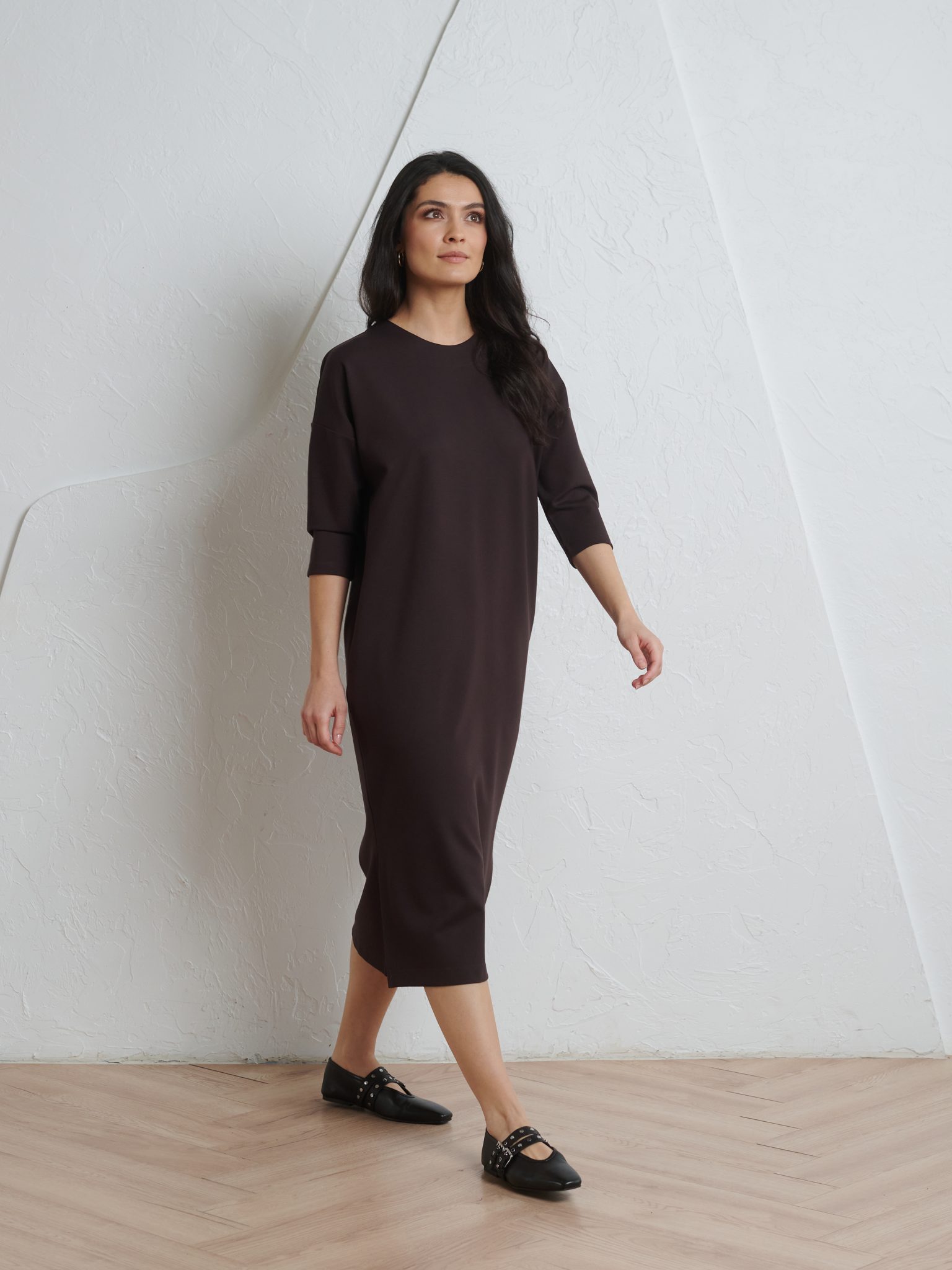 Tumepruun kleit Hug Me All Day - Image 2