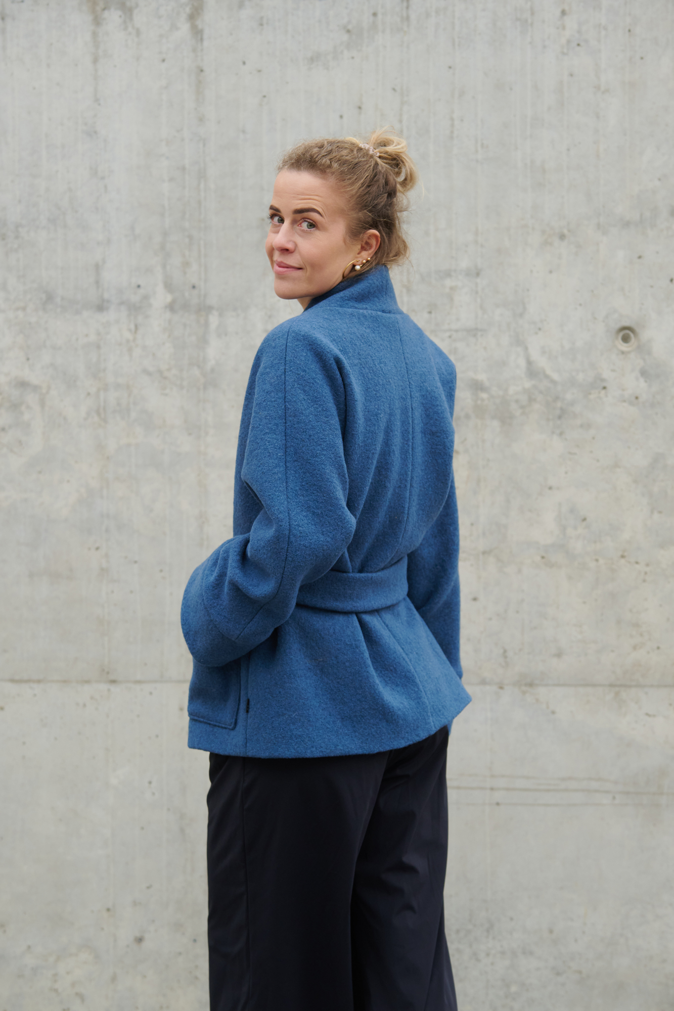 Sinine villabukleest jakk All Wrapped Up - Image 6